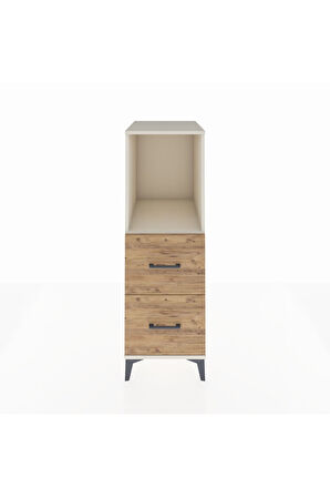 Kronos Dolap Tek Raflı 2 Çekmeceli 44x59x134 Aytaşı-Çam