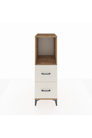Kronos Dolap Tek Raflı 2 Çekmeceli 44x59x134 Çam-Aytaşı
