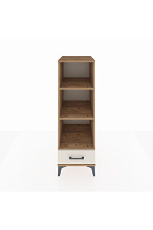 Kronos Dolap 3 Raflı Tek Çekmeceli 44x59x134 Çam-Aytaşı