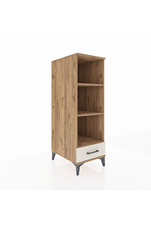 Kronos Dolap 3 Raflı Tek Çekmeceli 44x59x134 Çam-Aytaşı
