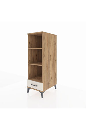 Kronos Dolap 3 Raflı Tek Çekmeceli 44x59x134 Çam-Aytaşı