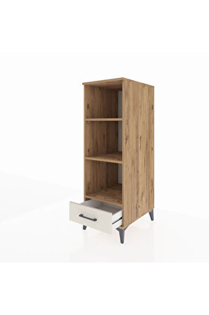 Kronos Dolap 3 Raflı Tek Çekmeceli 44x59x134 Çam-Aytaşı