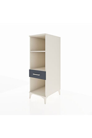 Kronos Dolap 2 Raflı Tek Çekmeceli 44x59x134 Aytaşı-Antrasit