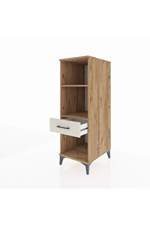 Kronos Dolap 2 Raflı Tek Çekmeceli 44x59x134 Çam-Aytaşı