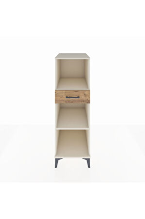 Kronos Dolap 2 Raflı Tek Çekmeceli 44x59x134 Aytaşı-Çam