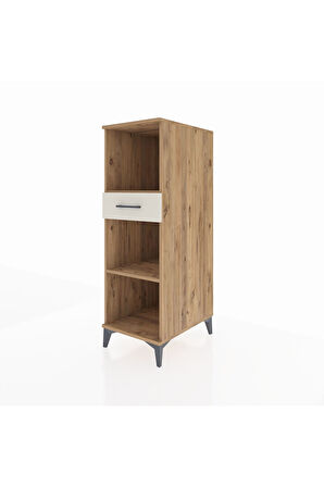 Kronos Dolap 2 Raflı Tek Çekmeceli 44x59x134 Çam-Aytaşı