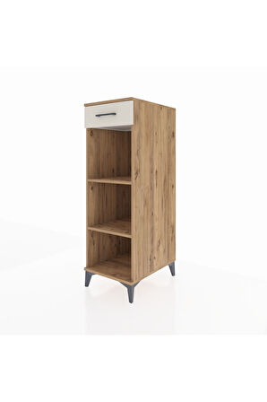 Kronos Dolap 2 Raflı Tek Çekmeceli 44x59x134 Çam-Aytaşı
