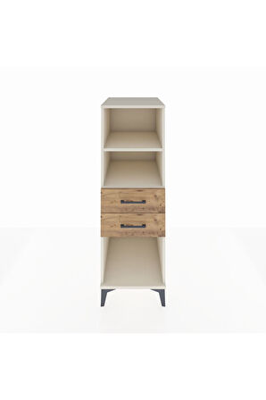 Kronos Dolap 2 Raflı 2 Çekmeceli 44x59x134 Aytaşı-Çam