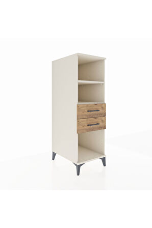 Kronos Dolap 2 Raflı 2 Çekmeceli 44x59x134 Aytaşı-Çam