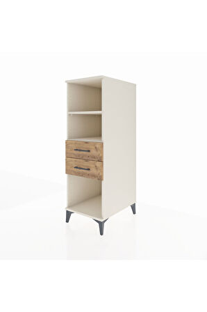 Kronos Dolap 2 Raflı 2 Çekmeceli 44x59x134 Aytaşı-Çam