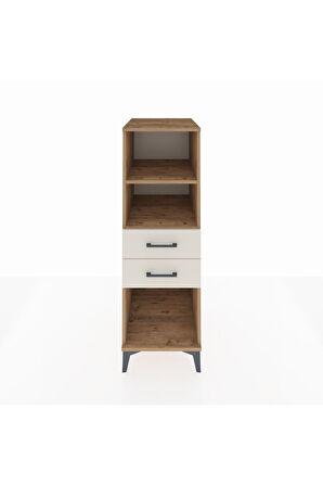 Kronos Dolap 2 Raflı 2 Çekmeceli 44x59x134 Çam-Aytaşı