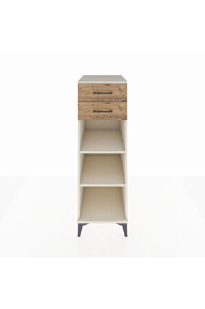 Kronos Dolap 2 Raflı 2 Çekmeceli 44x59x134 Aytaşı-Çam
