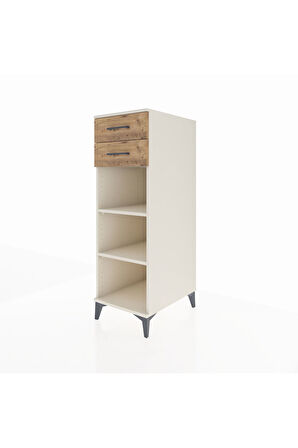 Kronos Dolap 2 Raflı 2 Çekmeceli 44x59x134 Aytaşı-Çam