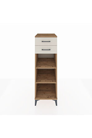 Kronos Dolap 2 Raflı 2 Çekmeceli 44x59x134 Çam-Aytaşı
