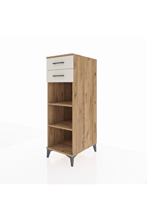 Kronos Dolap 2 Raflı 2 Çekmeceli 44x59x134 Çam-Aytaşı