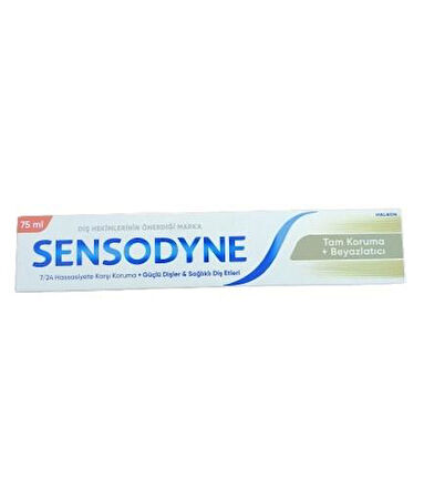 Sensodyne Tam Koruma ve Beyazlatıcı Diş Macunu 75 ml