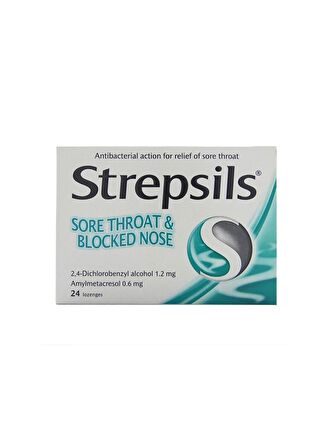 Strepsils Mentollü Boğaz Pastili 24 Pastil