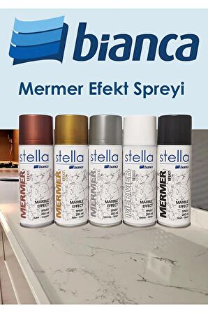 Stella Mermer Efekt Spreyi Siyah