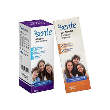 Sente Bit Set Sprey+ Metal Tarak+ Tto Şampuan