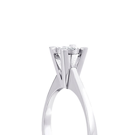 0.06 Karat Pırlanta Tektaş Yüzük