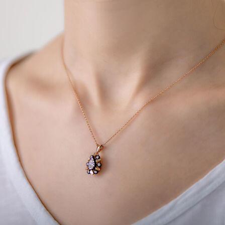 0.06 Karat Elmas Fantazi Kolye