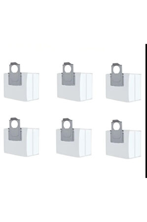 ROBOROCK S8 Ultra Pro Max uyumlu 6 adet toz torbası