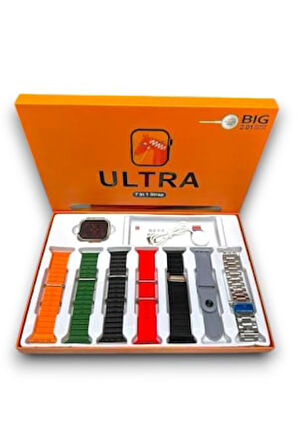 Yeni Versiyon Watch 8 Ultra 7 Kordonlu Smartwatch – Yüksek Çözünürlüklü Ekran ve Uzun Pil Ömrü
