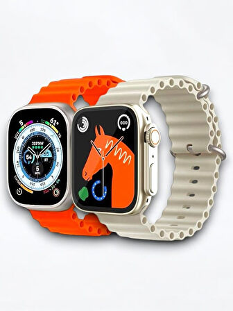 iOS ve Android Uyumlu Yeni Seri S8 Ultra Smartwatch – Nabız, Kan Basıncı ve Oksijen Takibi