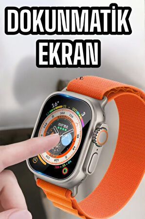 iOS & Android Uyumlu S8 Ultra 3 Kordonlu Akıllı Saat