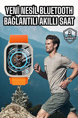 Adımsayar & Fitness Destekli S8 Ultra 3 Kordonlu Akıllı Saat