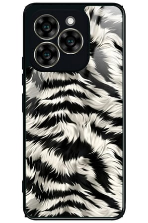 Reeder S919 Uyumlu Zebra Tasarımlı Parlak Silikon Kılıf