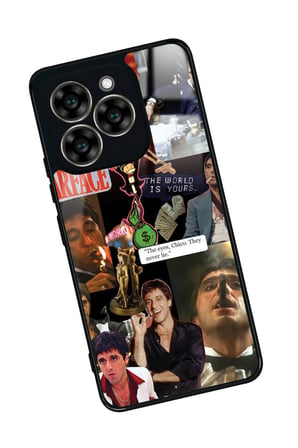 Reeder S919 Uyumlu Scarface Tasarımlı Parlak Silikon Kılıf