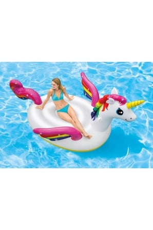 Mega Island Şişme Unicorn At Deniz Yatağı 287x193x165 cm