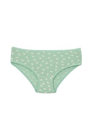 Kız Çocuk Pamuklu Renkli Baskılı Külot 6'lı Paket Rahat Kesim Slip Çamaşır Alternatif Hediye