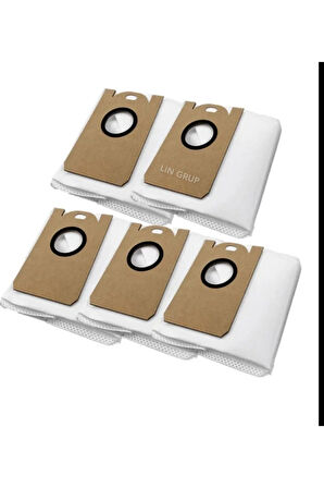 Viomi S9 Robot Uyumlu Vacuum Cleaner Çöp / Toz Torbası 5 adet