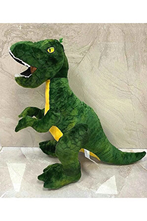 Canavar Dinazor  Yeşil Trex 40 cm - Peluş Oyuncak T-rex