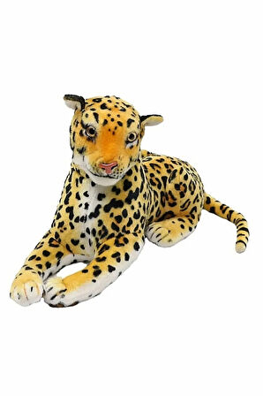 Sesli Kükreyen Peluş Leopar 30 Cm Küçük Boy Dekoratif Oyuncak Aslan Kaplan