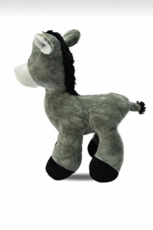 Oyuncak Yavrulu Ikili 28 Cm Sevimli Peluş Eşek - Uyku Ve Oyun Arkadaşı Hediyelik