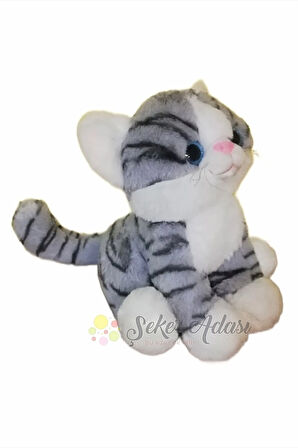 Sevimli Şirin Peluş Kedi 28 Cm - En Güzel Hediyelik