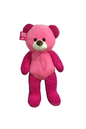 Sevimli Salaş Ayı 65 Cm / Pembe Taraftar Oyuncak Panda Peluş Oyun Ve Uyku Arkadaşı