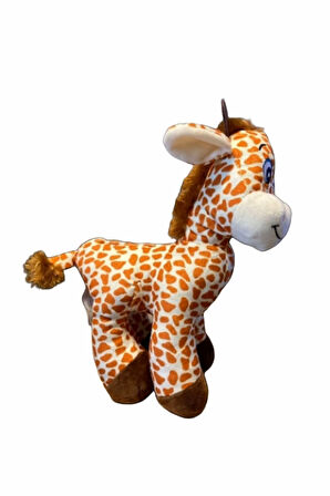 Sevimli Benekli Peluş Zürafa Zuzu 28 Cm - Uyku Ve Oyun Arkadaşı Peluş Eşek Zebra Oyuncak Halley