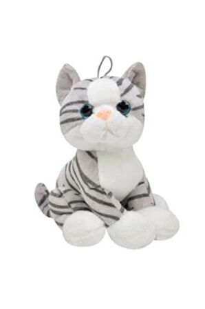 Sevimli Sesli Miyavlayan Peluş Kedi 28 Cm / Doğum Günü Hediyesi / Uyku Ve Oyun Arkadaşı