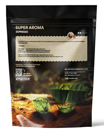 New Coffee SA1000GR Super Aroma 1000gr Espresso Çekirdek Kahve