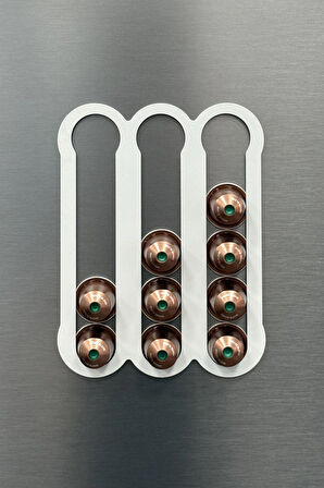 Nespresso Uyumlu Metal Kahve Kapsül Tutucu Mıknatıslı Kapsül Düzenleyici