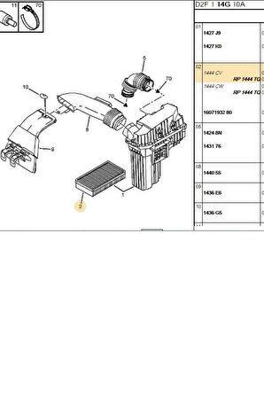 A36 HAVA FİLTRESİ (SA438-1444.TQ)