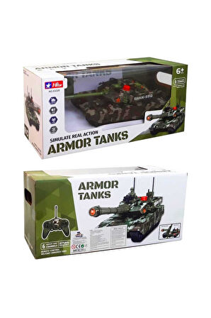 Seçtim Aldım Kumandalı Tank 93220 F/f R/c 27mhz 6 Channels Sesli Şarjlı 1:12 6