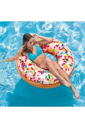 56263NP WET SET COLLECTİON DONUT DESENLİ SİMİT 114 CM