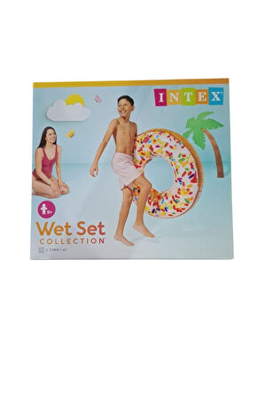 56263NP WET SET COLLECTİON DONUT DESENLİ SİMİT 114 CM