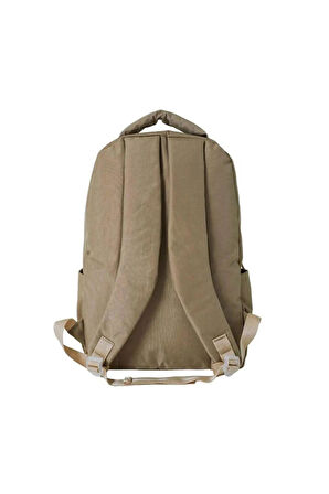 Sırt Çantası, Üç Bölmeli, Bej