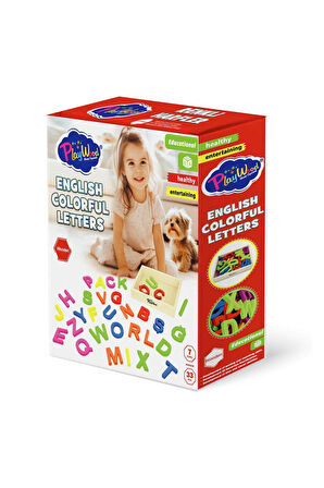 Seçtim Aldım Ahşap 7 Renk 33 Parça Renkli Harfler Eğitici Oyuncak Seti Ony-402